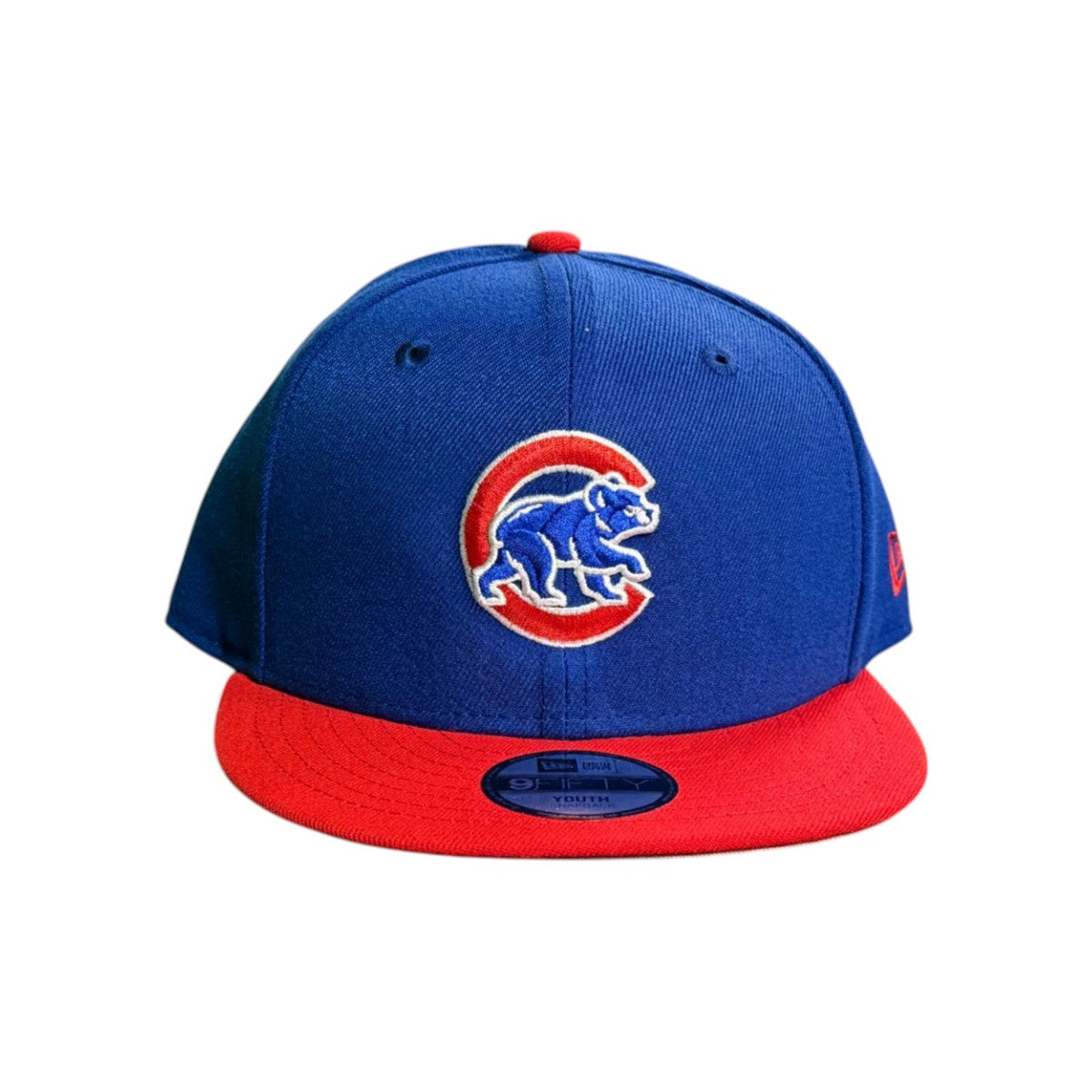 Chicago Cubs New Era Youth 9FIFTY Royal/Red Crawl Bear Snapback Hat