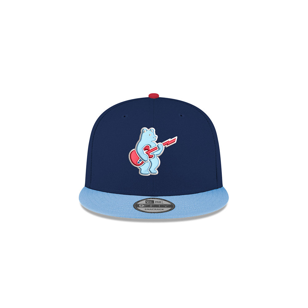 Chicago Cubs New Era Youth Navy/Sky Rock Bear 9FIFTY Snapback Hat