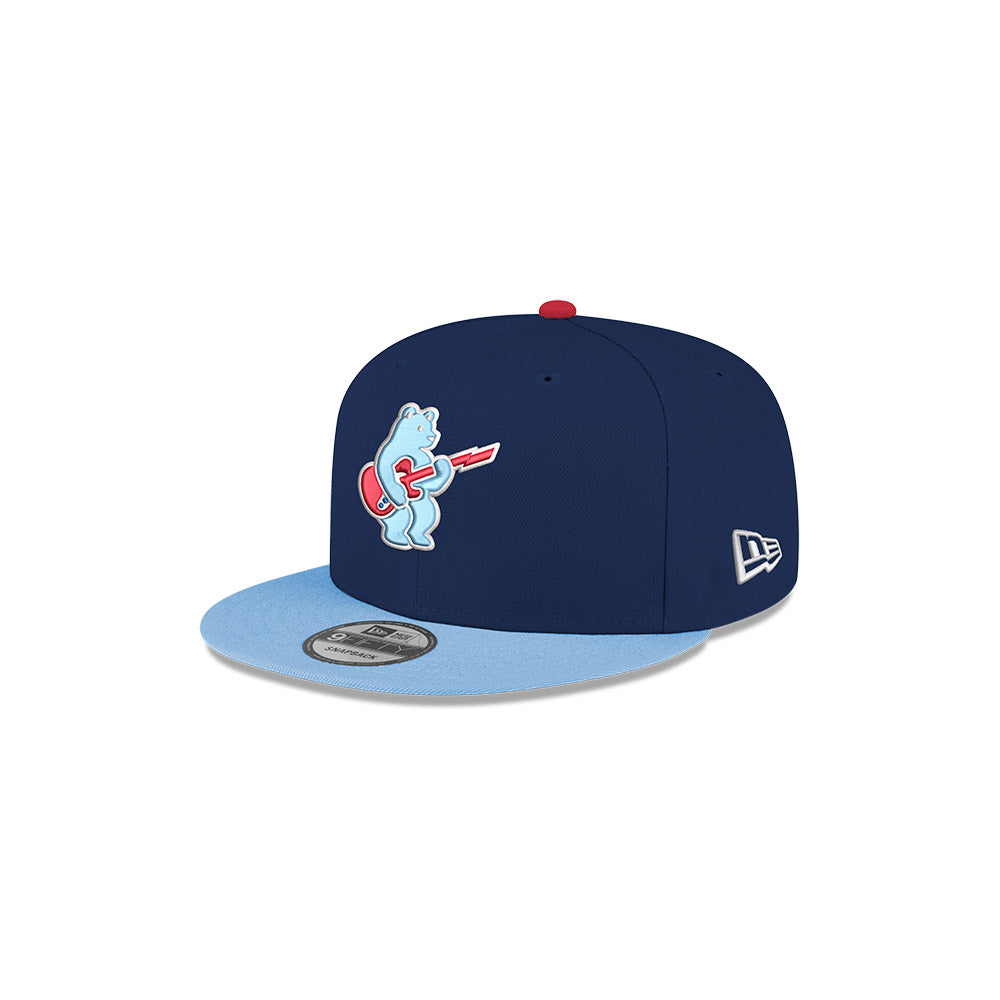 Chicago Cubs New Era Youth Navy/Sky Rock Bear 9FIFTY Snapback Hat