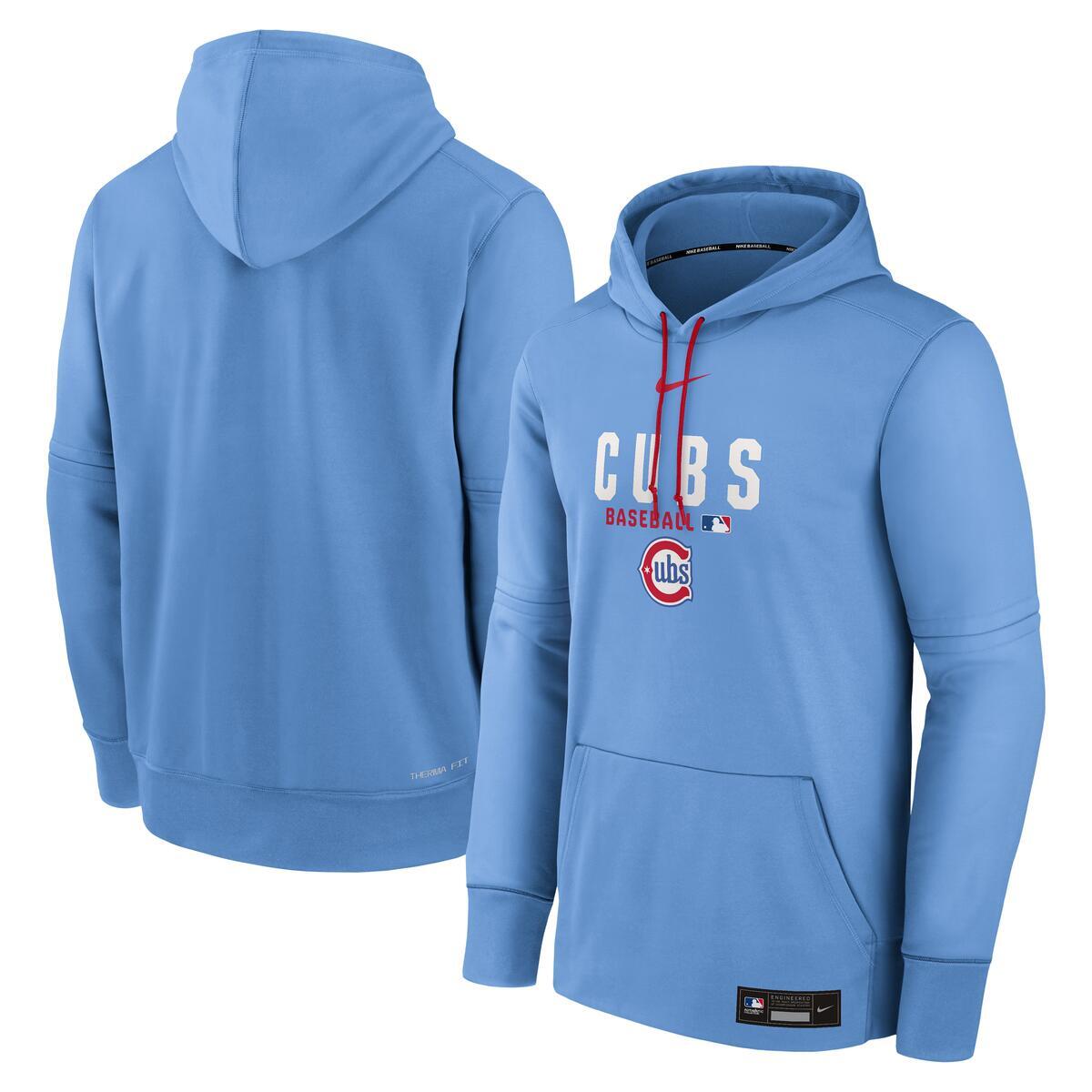 Chicago Cubs Nike Alt 2 Blues Authentic Collection 2026 On Field Hoodie