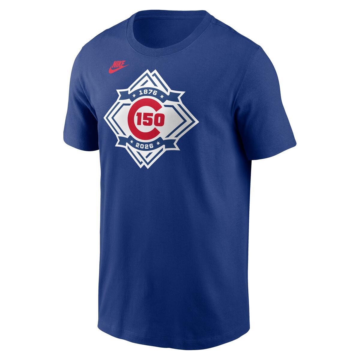 Chicago Cubs Nike  Men's 150th Anniversary Royal T-Shirt