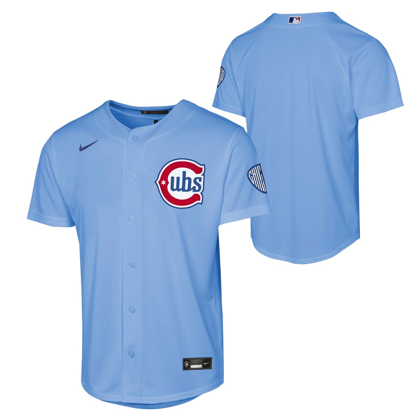 Chicago Cubs Nike Youth Alt 2 Baby Blue Homerun Jersey
