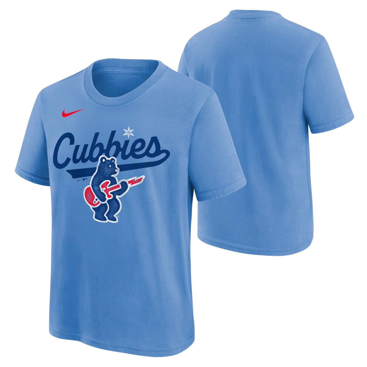 Chicago Cubs Nike Youth Alt 2 Cubbies Rock Bear T-Shirt