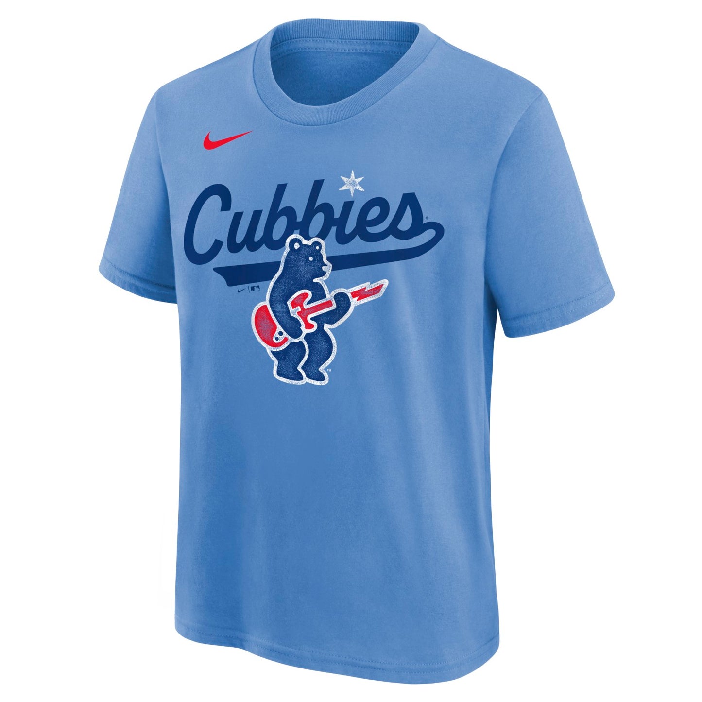 Chicago Cubs Nike Youth Alt 2 Cubbies Rock Bear T-Shirt