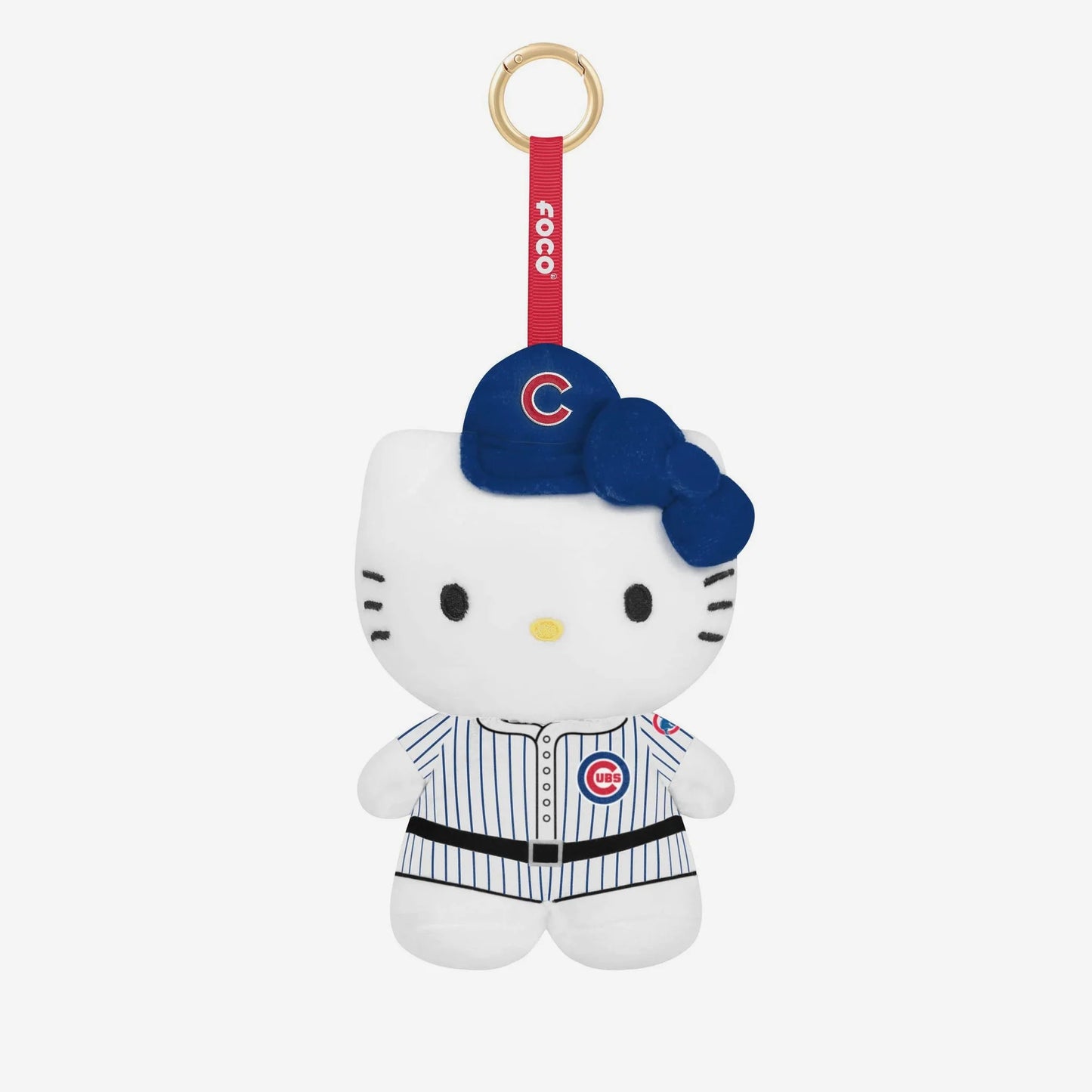 Chicago Cubs Plush 6 in. Hello Kitty Bag Charm Keychain