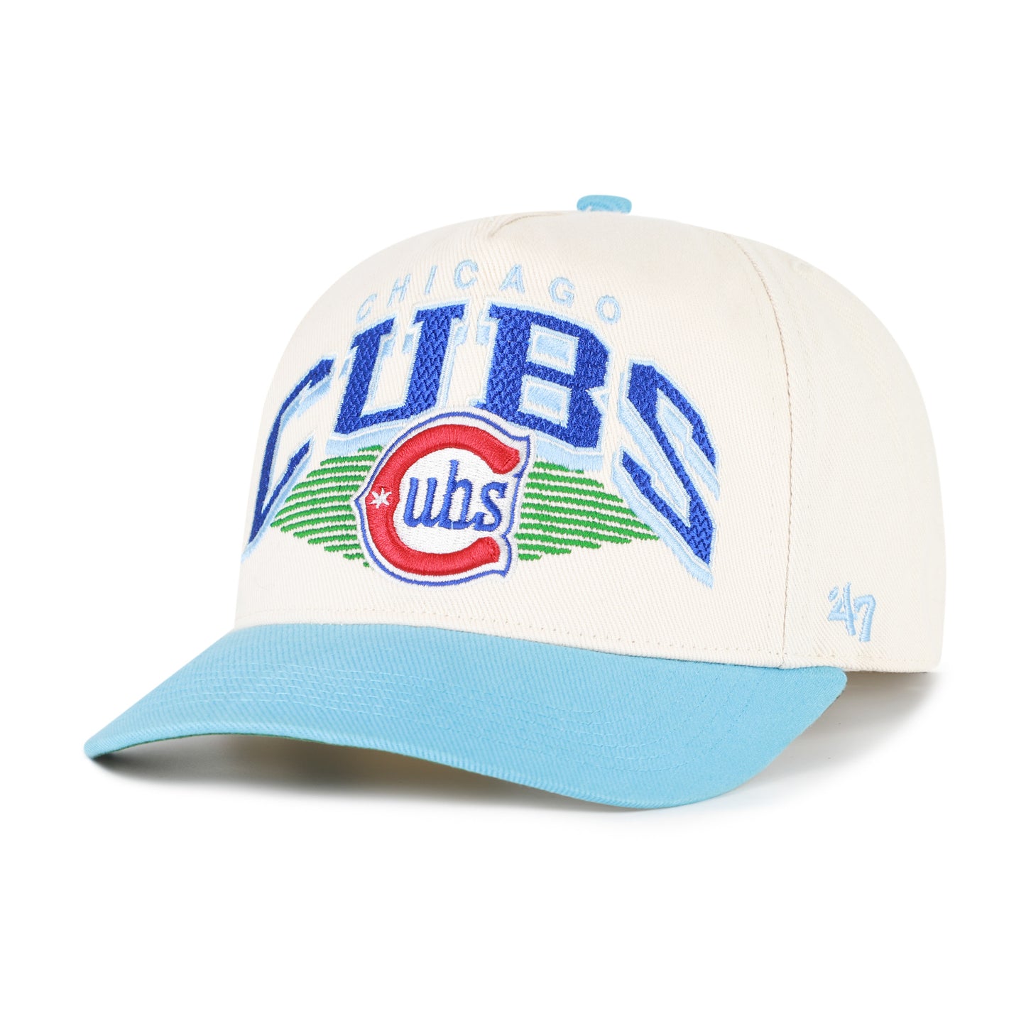 Chicago Cubs Pomona Alt 2 Natural/Baby Blue '47 Hitch Adjustable Hat