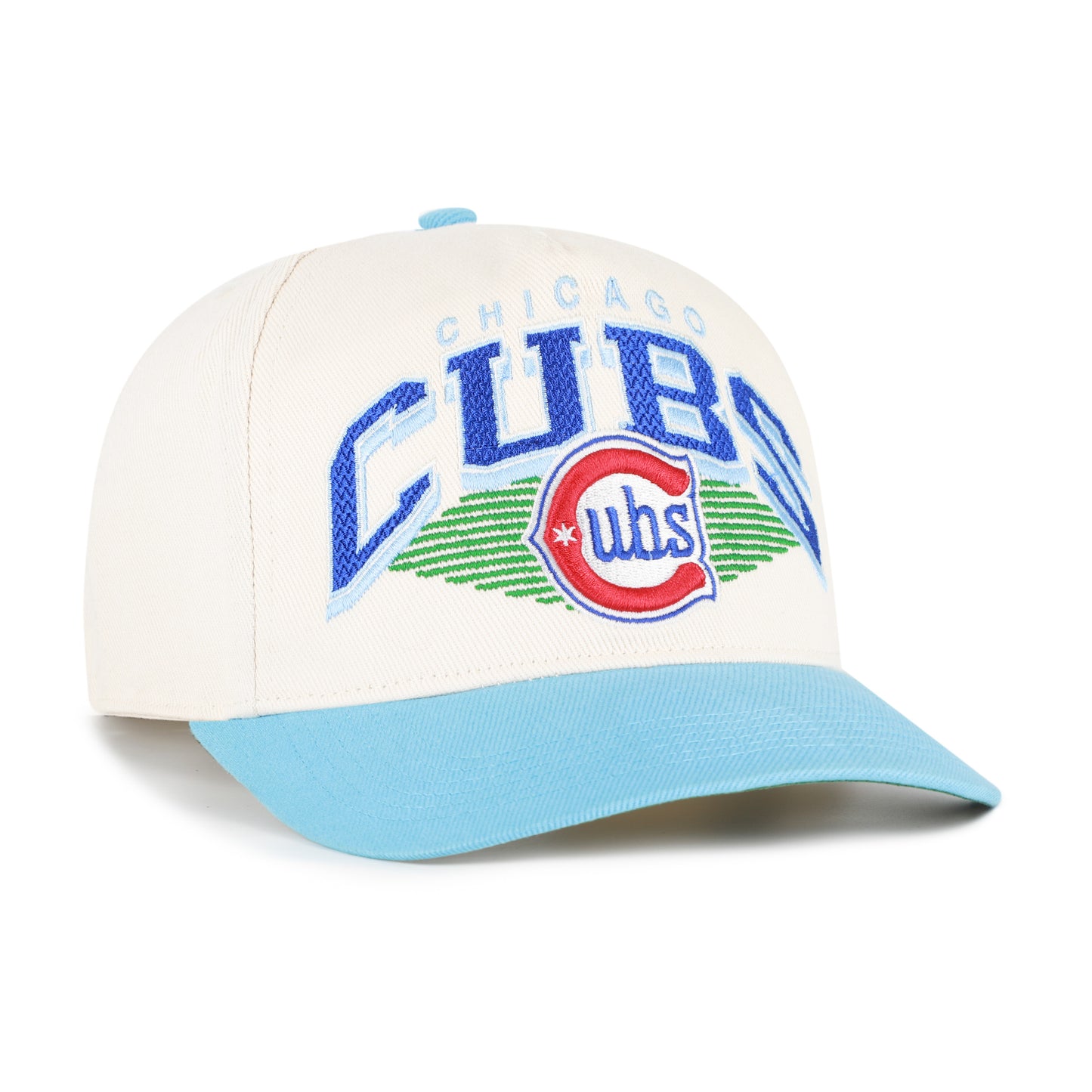 Chicago Cubs Pomona Alt 2 Natural/Baby Blue '47 Hitch Adjustable Hat