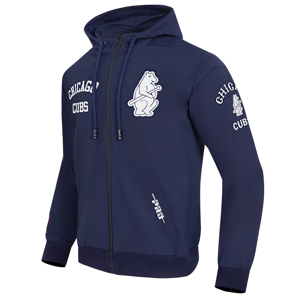 Chicago Cubs Pro Standard Navy 1914 Light Full Zip Windbreaker