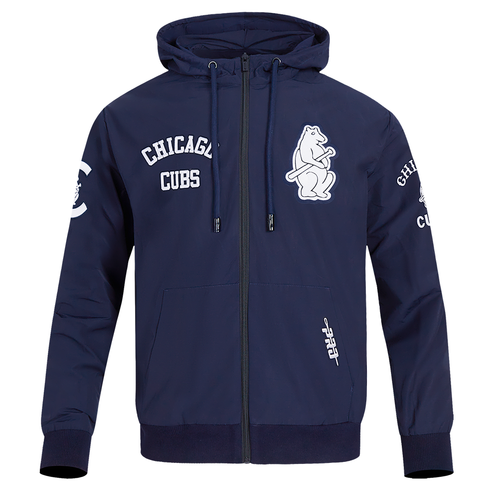 Chicago Cubs Pro Standard Navy 1914 Light Full Zip Windbreaker