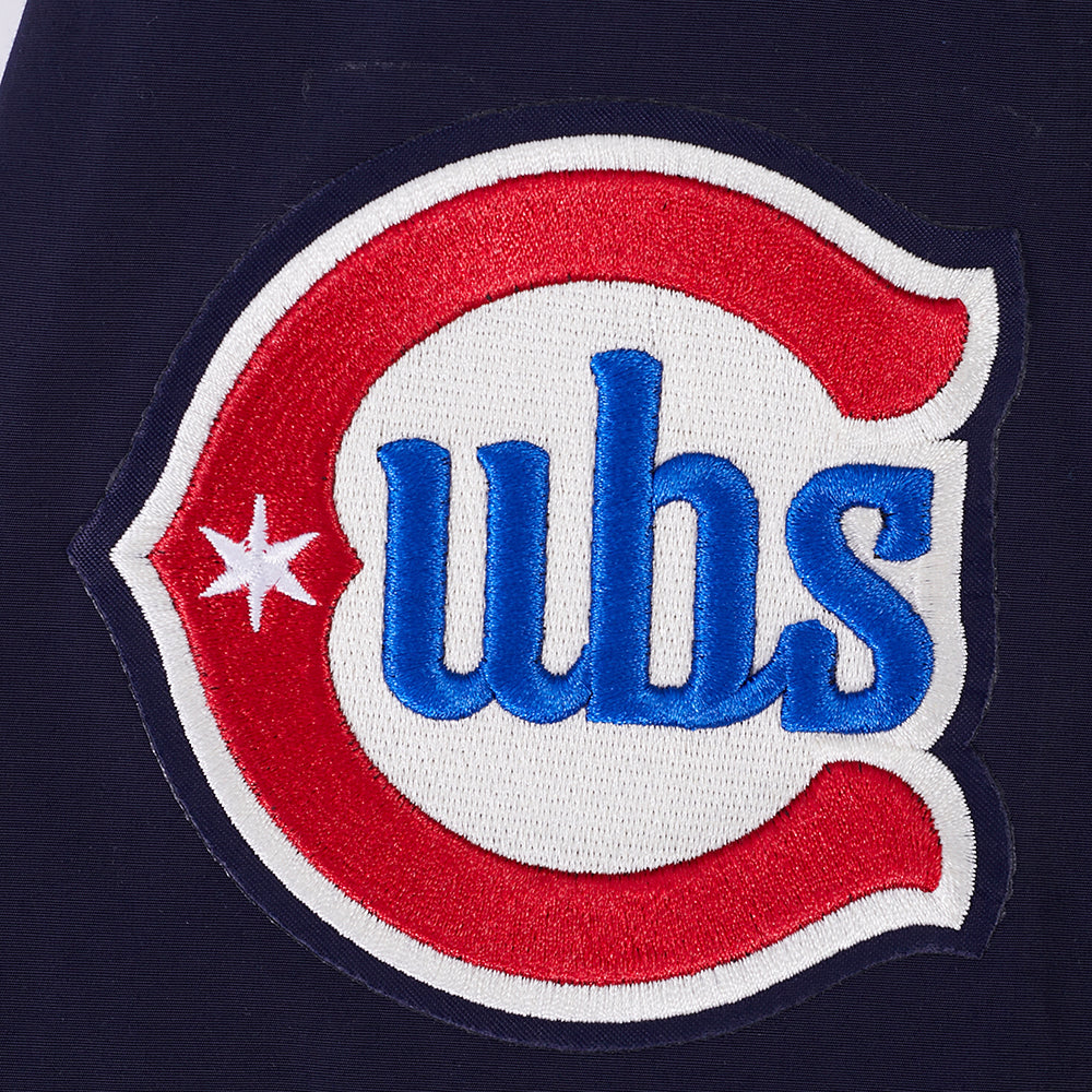Chicago Cubs Pro Standard Navy Full Zip Woven Rock Bear Windbreaker