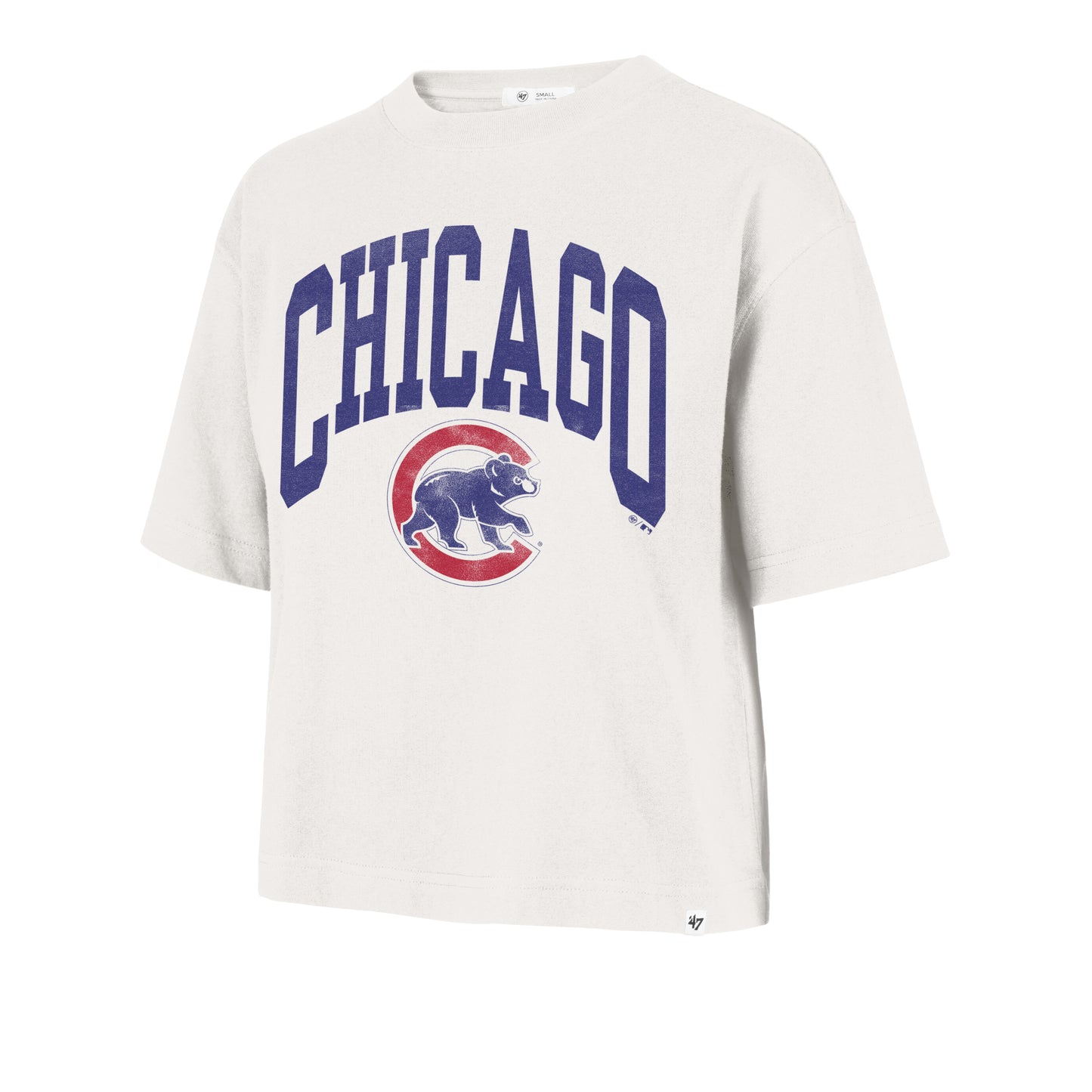 Chicago Cubs Sandstone Reed City '47 Crop Top