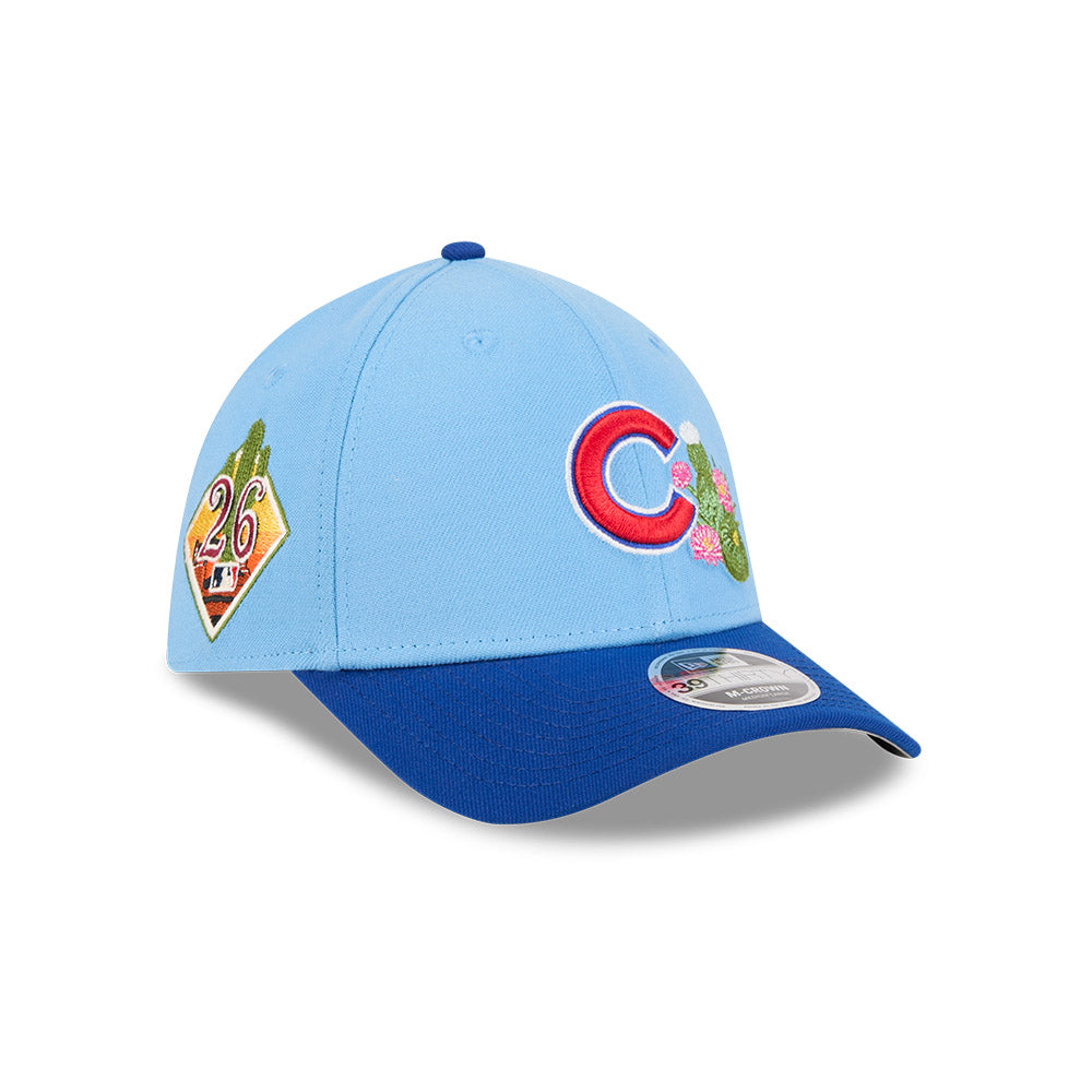 Chicago Cubs Spring Training 2026 New Era 39THIRTY M-Crown On-Field Flex-Fit Hat