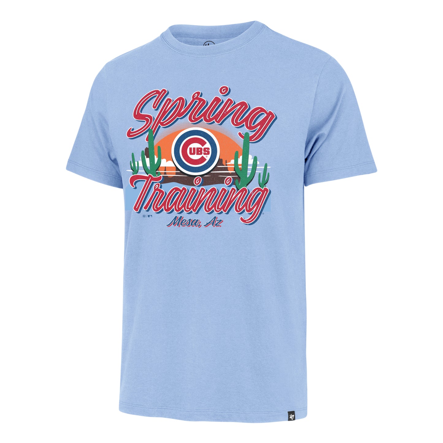 Chicago Cubs Spring Training Mesa, AZ Columbia Blue '47 Franklin T-Shirt