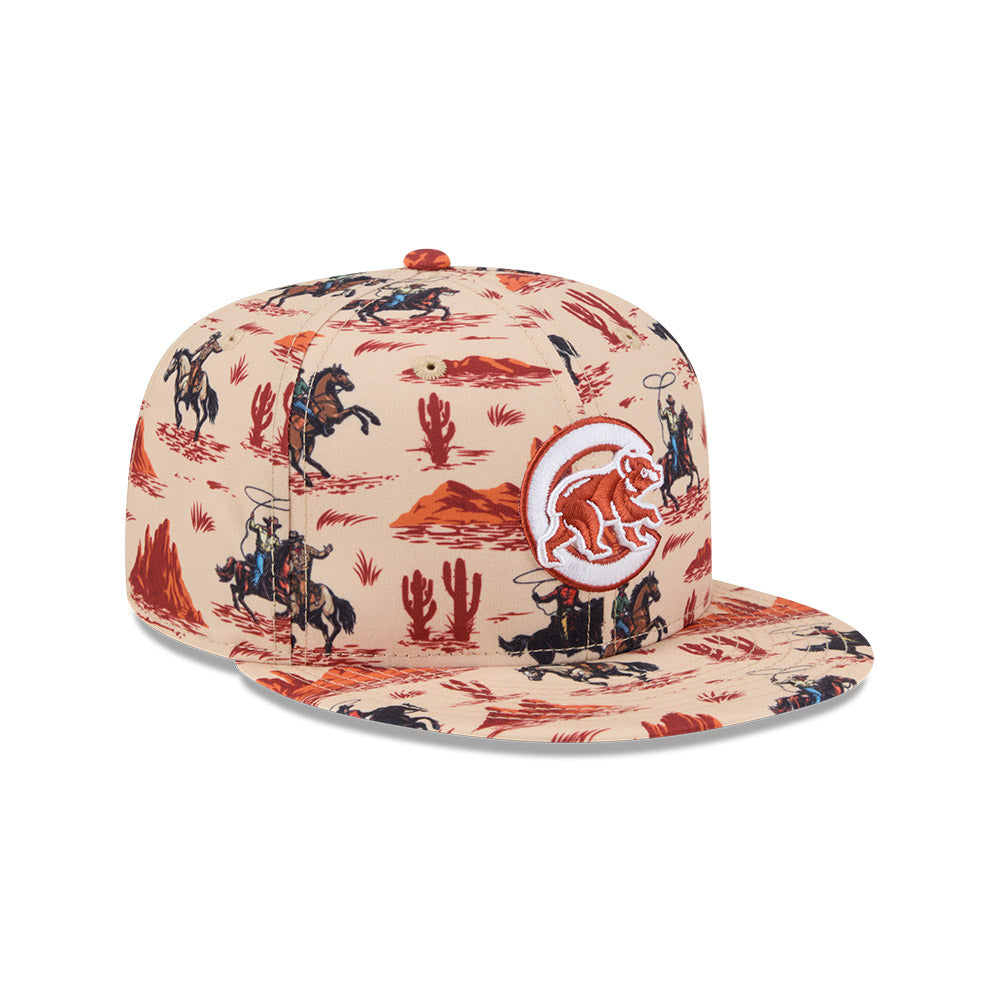 Chicago Cubs Spring Training New Era 9FIFTY Cowboy Print Snapback Hat