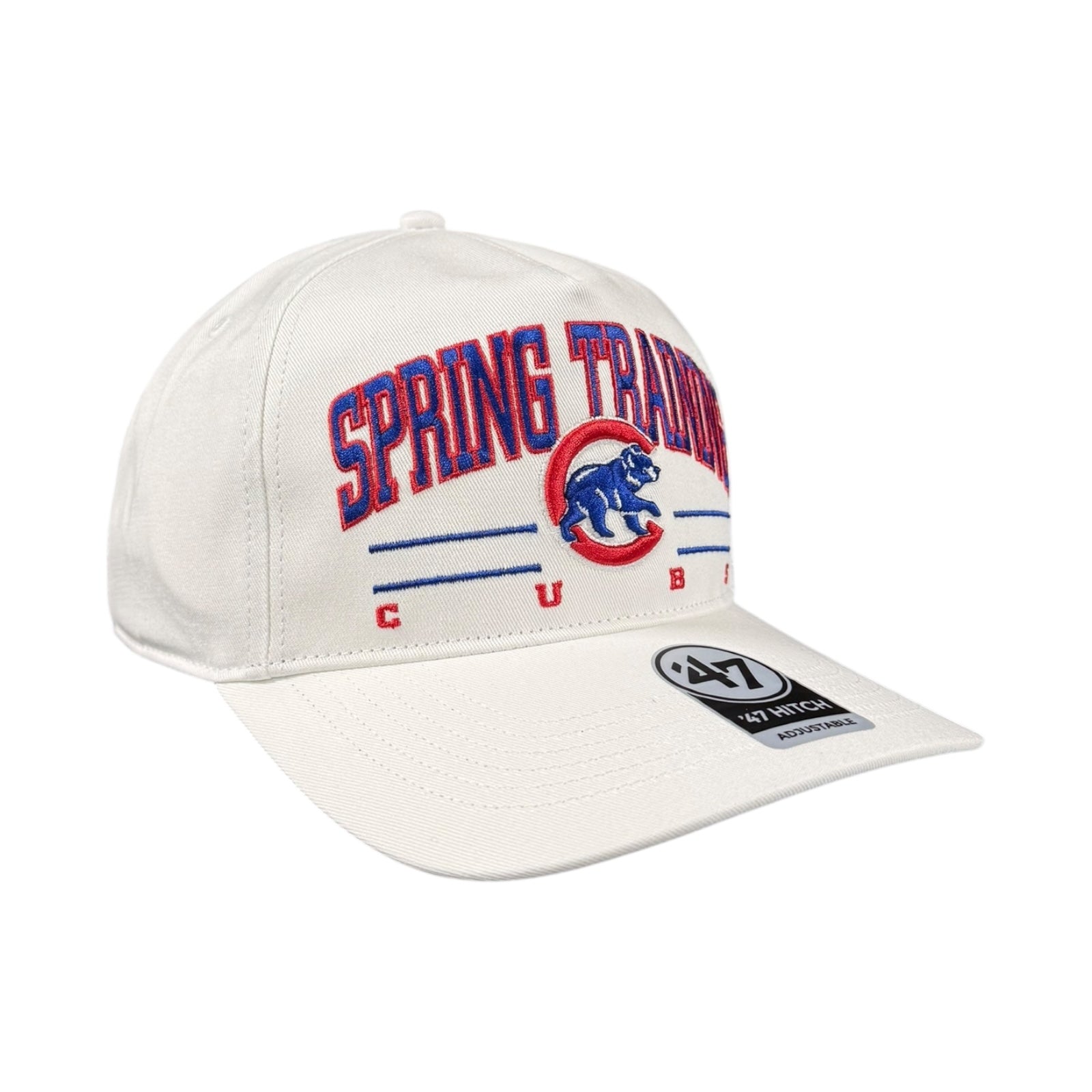 Chicago Cubs Spring Training '47 White Roscoe Hitch Adjustable Hat