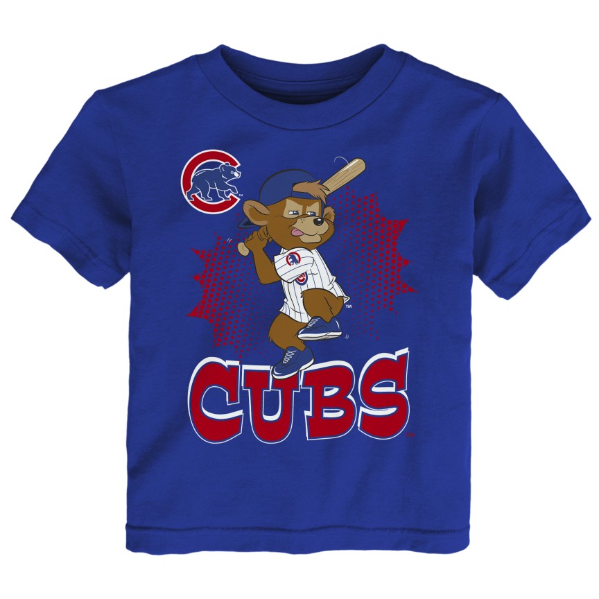 Chicago Cubs Toddler Clark Mascot Royal T-Shirt