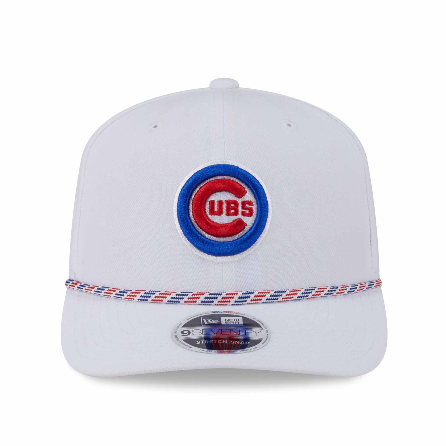 Chicago Cubs White New Era 9SEVENTY Multi Rope Stretch-Snap Adjustable Hat