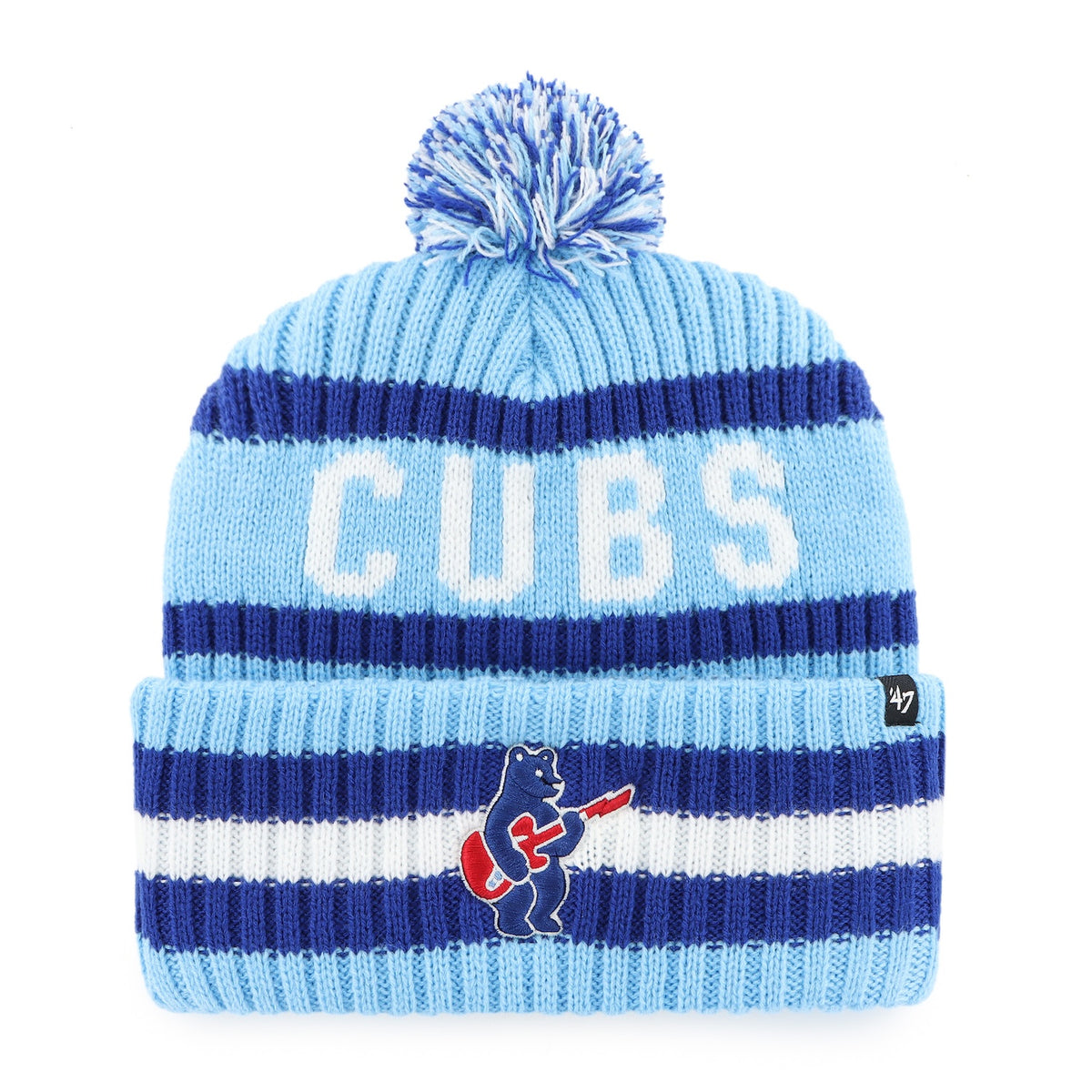 Chicago Cubs '47 Bering Rock Bear Alt Logo Cuffed Knit Hat