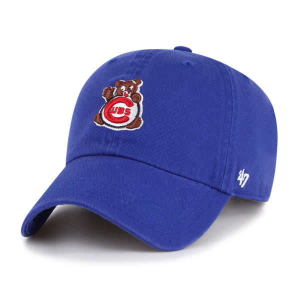 Chicago Cubs '47 Toddler Royal Waving Bear Clean Up Adjustable Hat