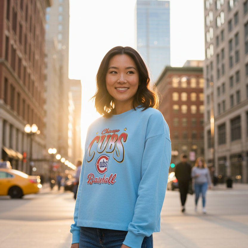 Chicago Cubs '47 Women's Alt 2 Sydney Long Sleeve Shirt