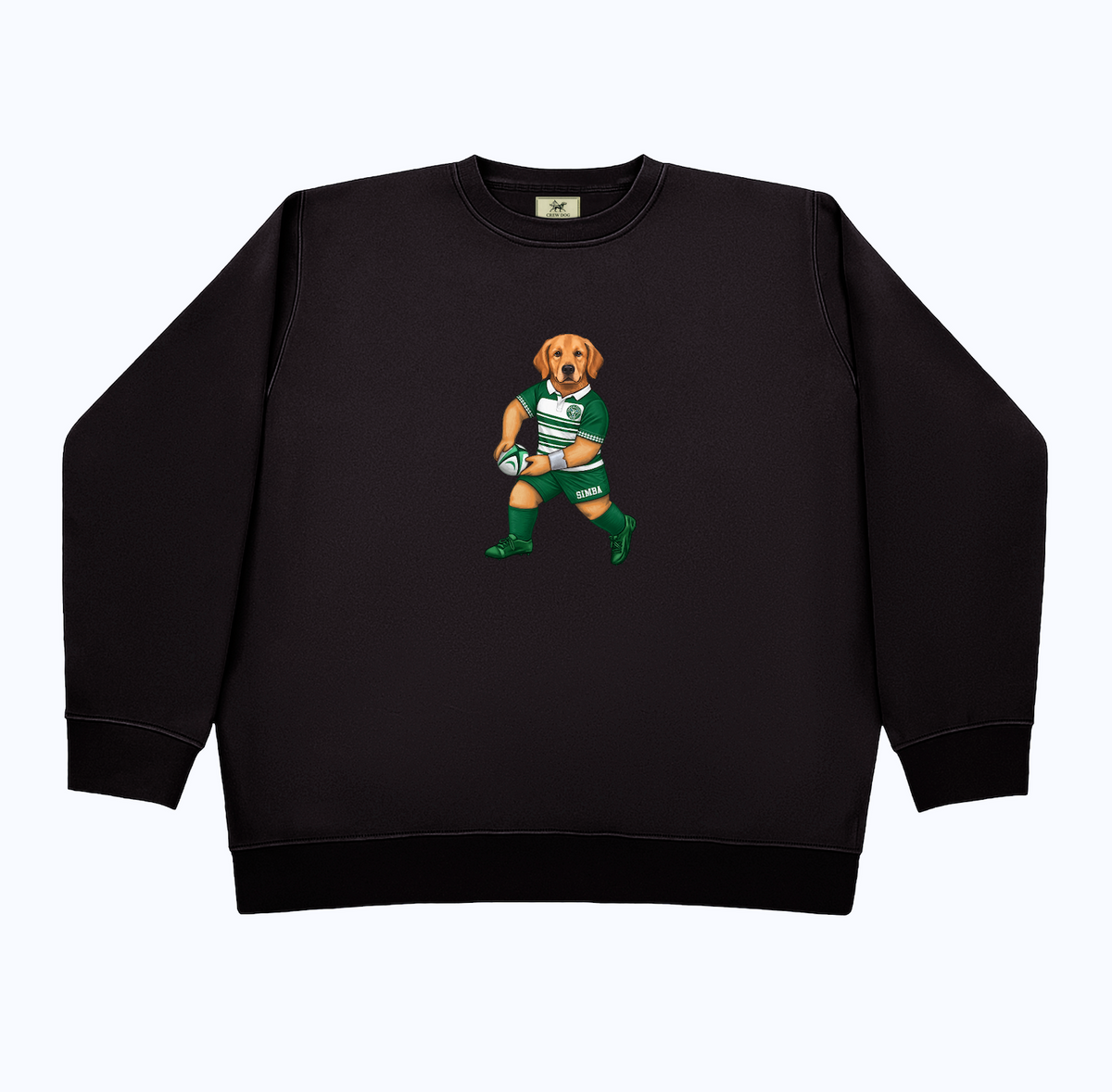 Chicago Hounds Simba Black Crewneck Sweatshirt