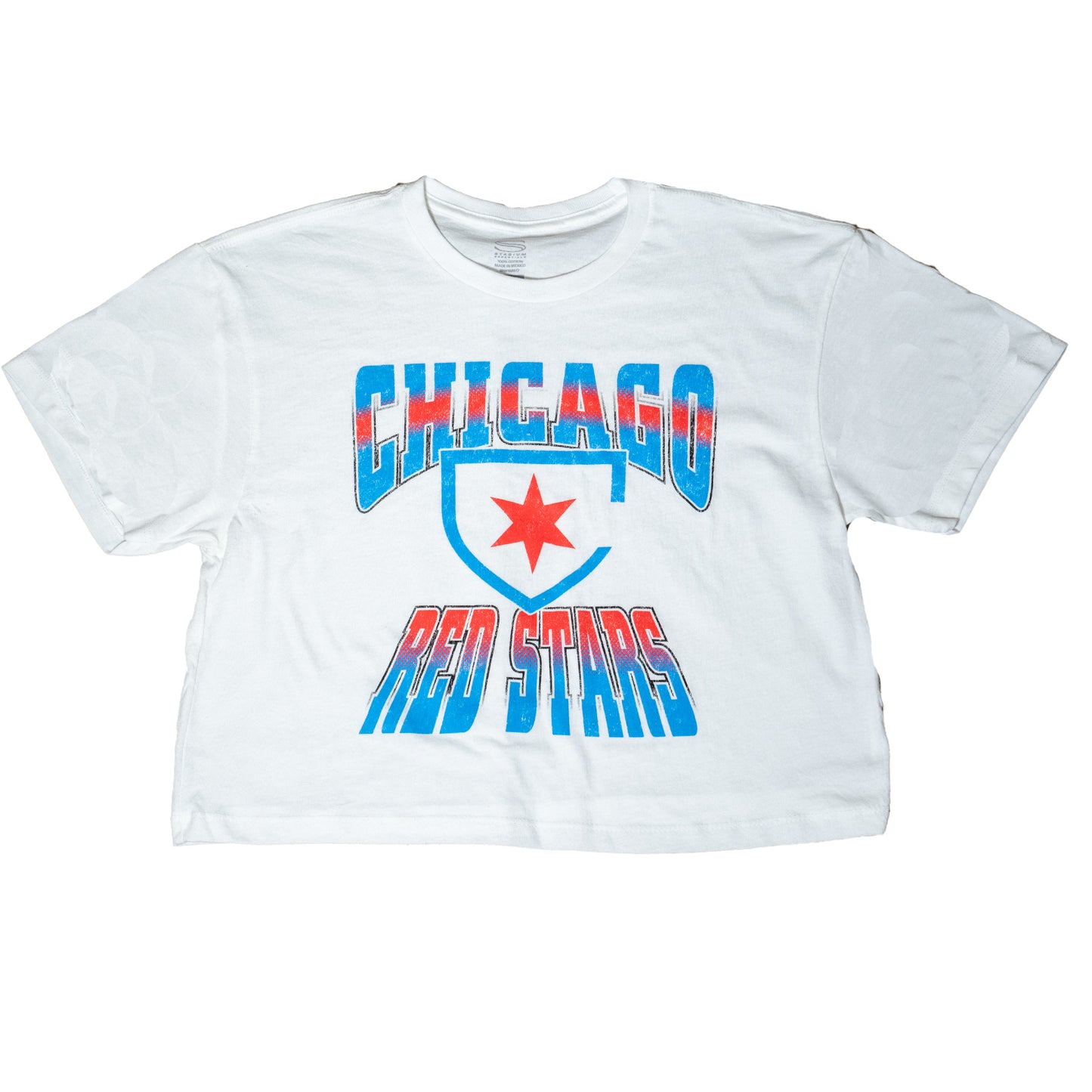 Chicago Red Stars White Regulate Crop Tee