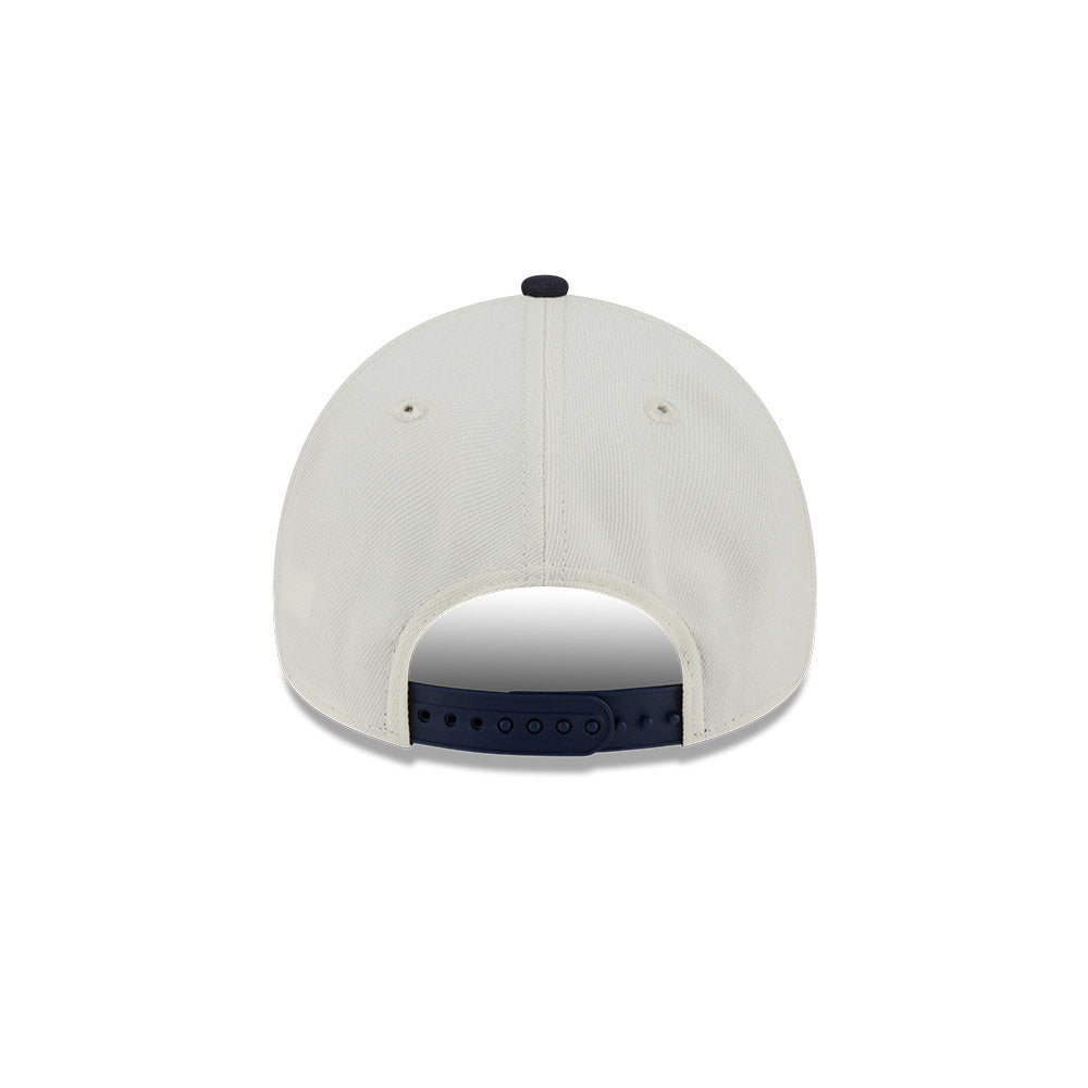 Chicago White Sox Chrome/Navy New Era 9FORTY A-Frame Adjustable Hat