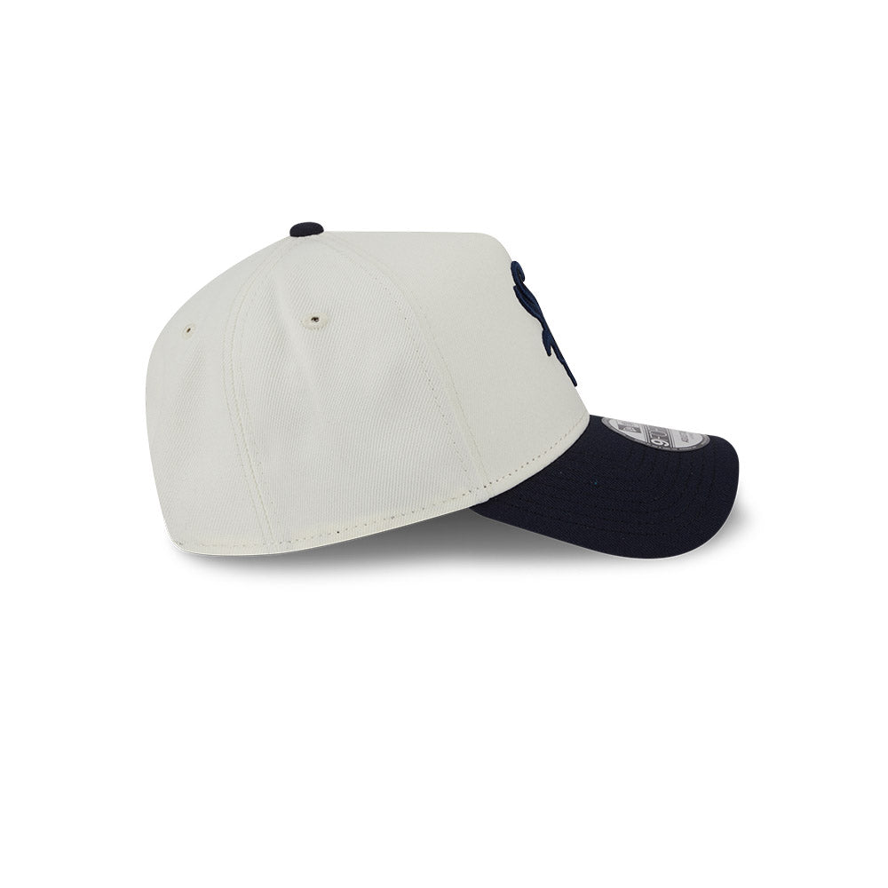 Chicago White Sox Chrome/Navy New Era 9FORTY A-Frame Adjustable Hat