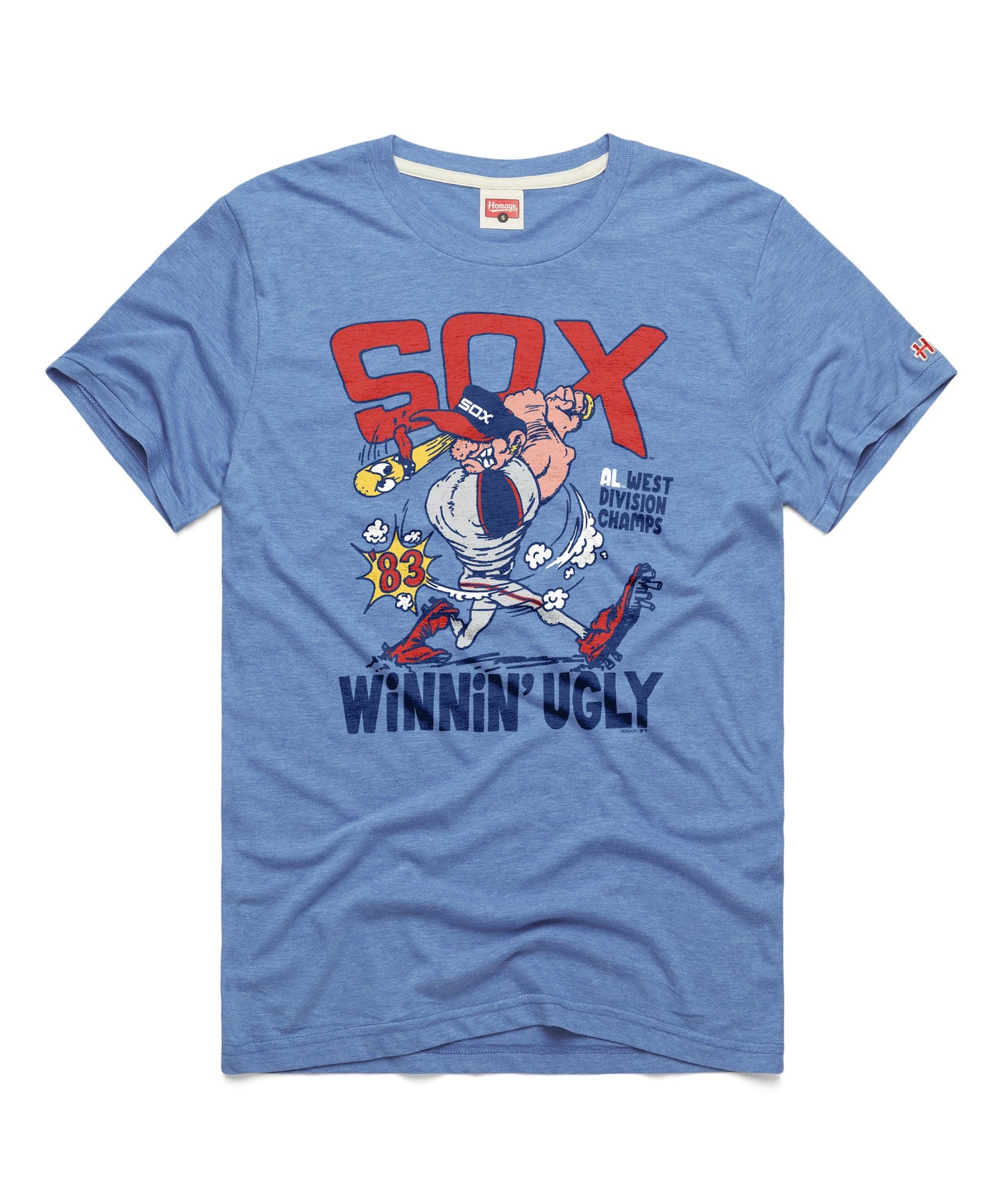Chicago White Sox Homage Light Blue Winning Ugly T-Shirt