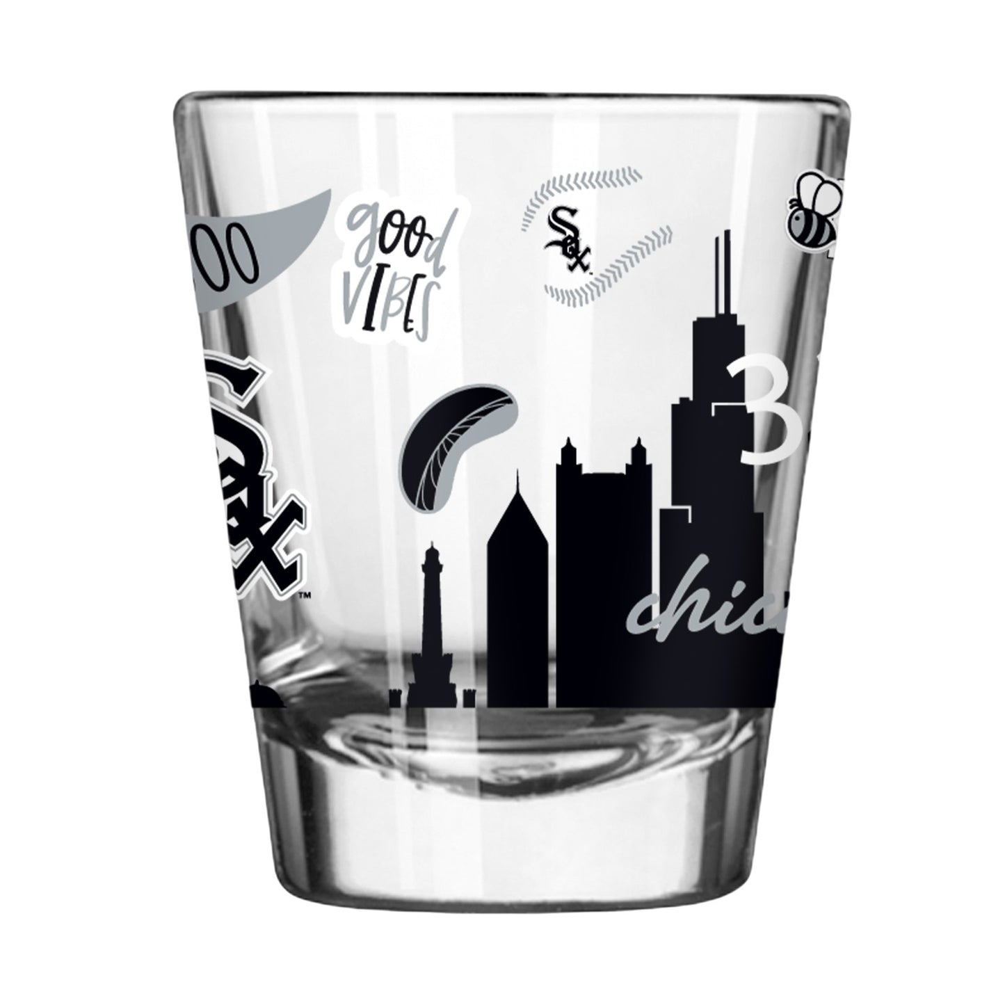Chicago White Sox Native Design Shot Glass