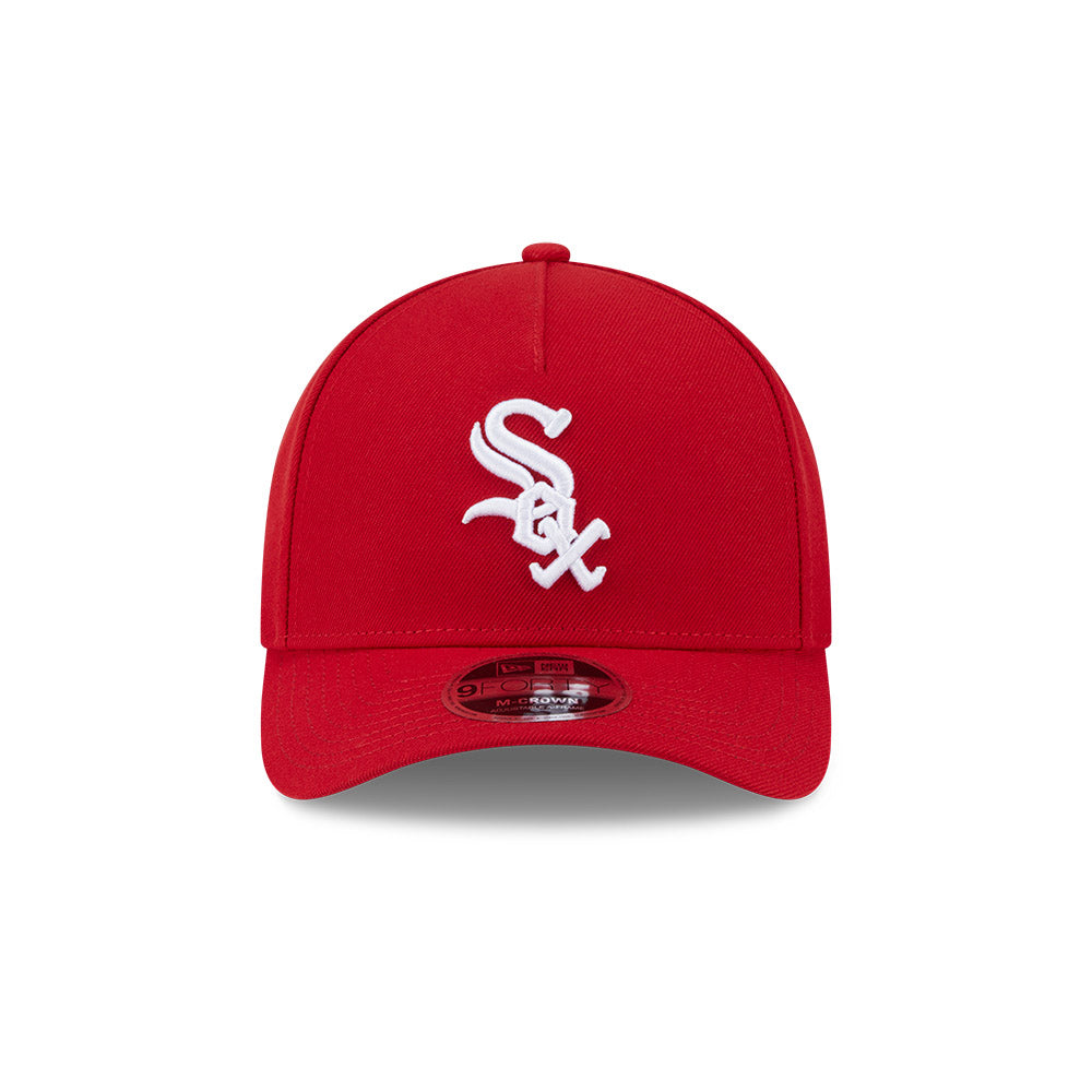 Chicago White Sox New Era 9FORTY M-Crown Red Adjustable Hat