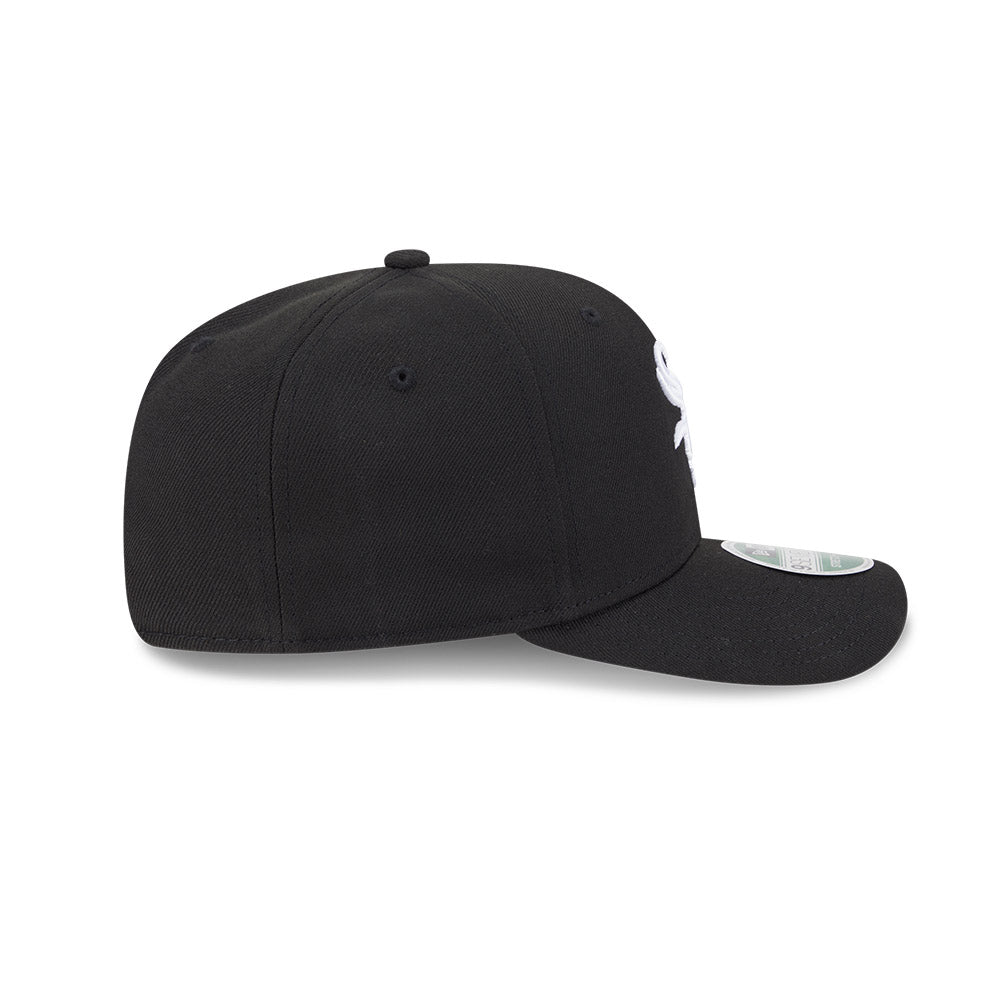 Chicago White Sox New Era 9SEVENTY Black Stretch-Snap Adjustable Hat