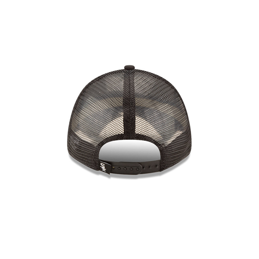 Chicago White Sox New Era Black 9FORTY Trucker Adjustable Hat