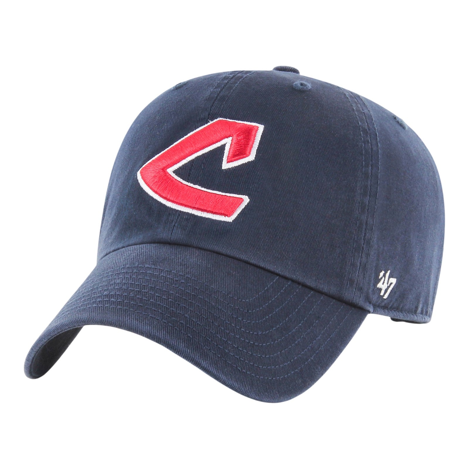 Cleveland Guardians '47 Navy Cooperstown Clean Up Adjustable Hat