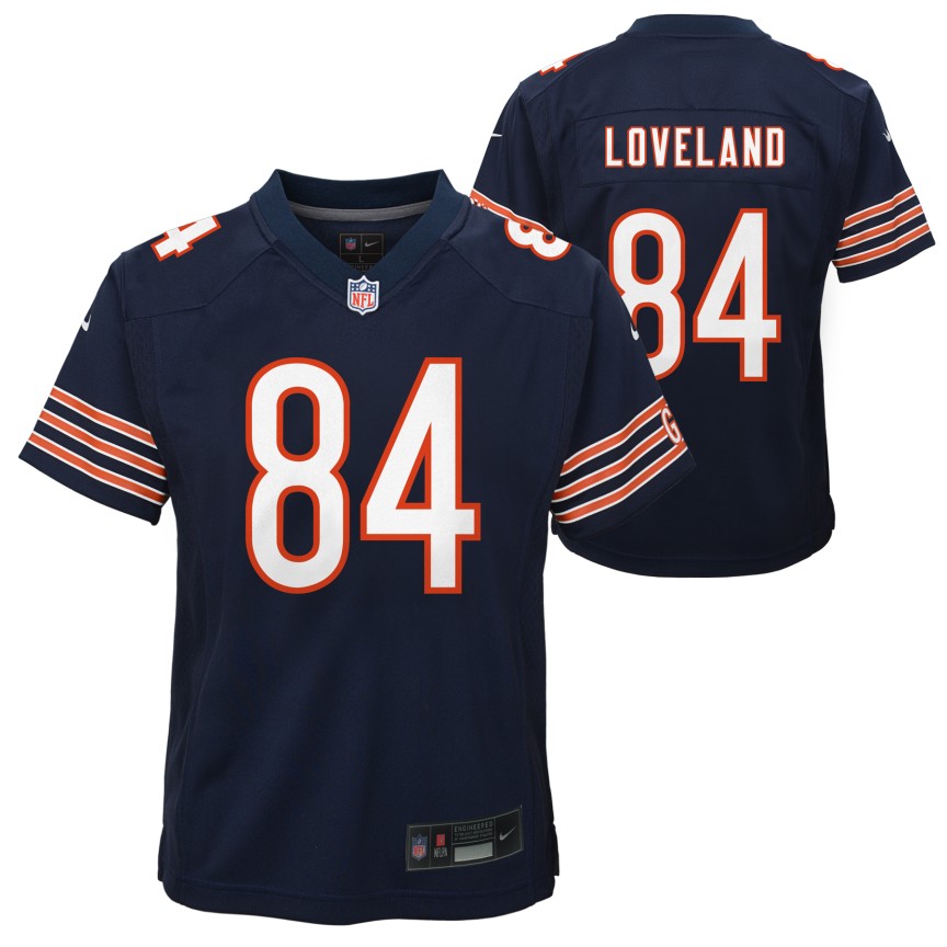 Colston Loveland Chicago Bears Nike Youth Navy Home Jersey