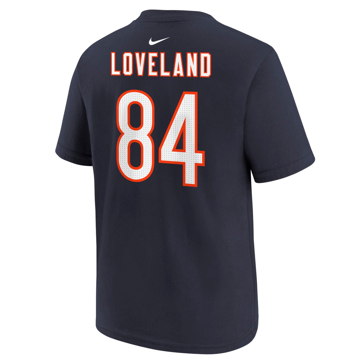 Colston Loveland #84 Chicago Bears Nike Youth Player T-Shirt