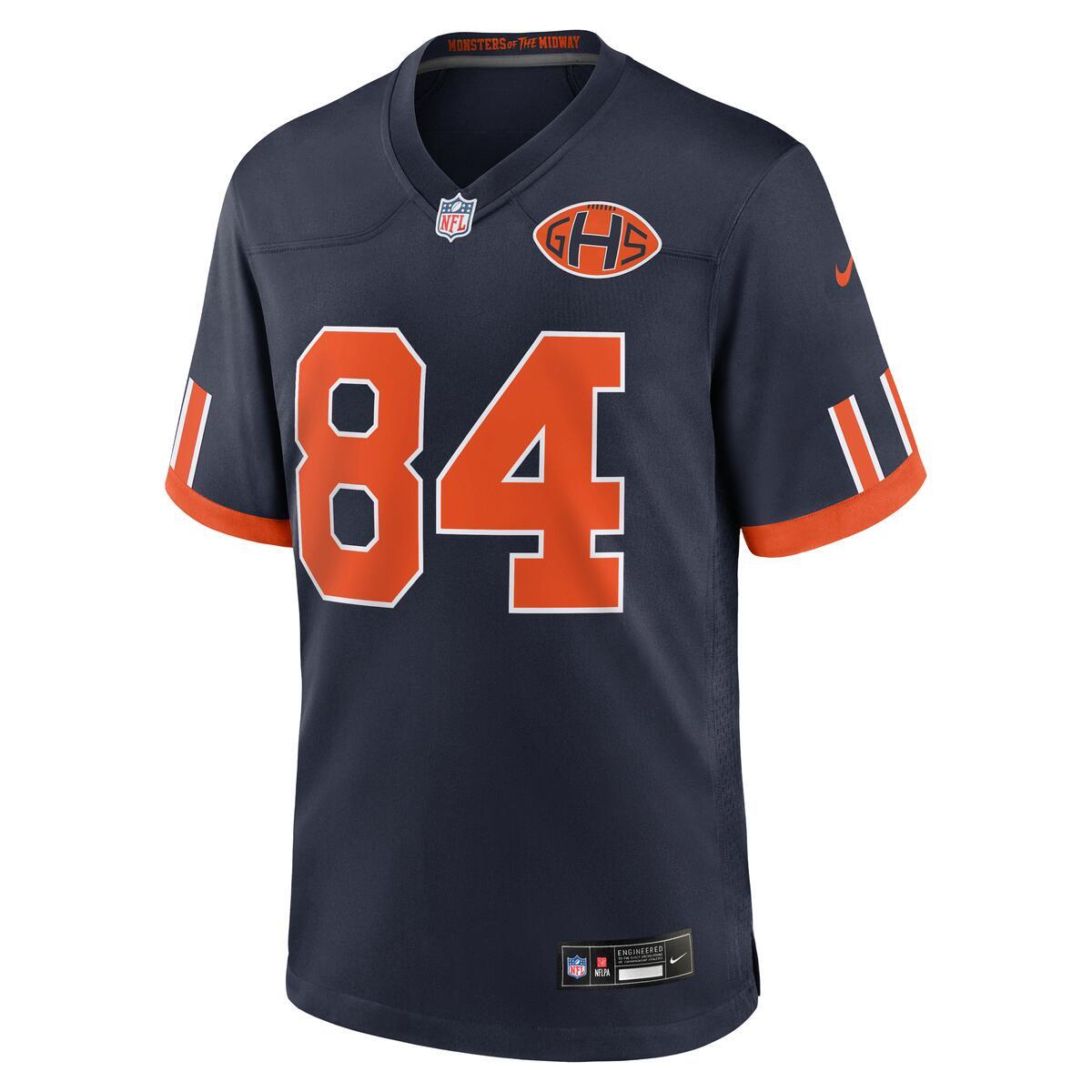 Colston Loveland #84 Chicago Bears Rivalry Nike Game Jersey