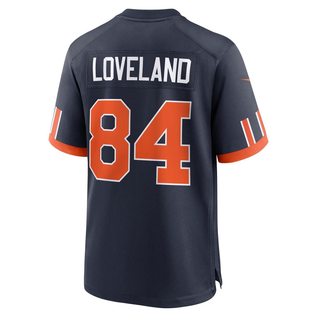 Colston Loveland #84 Chicago Bears Rivalry Nike Game Jersey