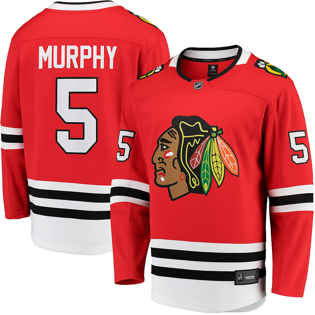 Connor Murphy Chicago Blackhawks Fanatics Red Breakaway Men's Jersey
