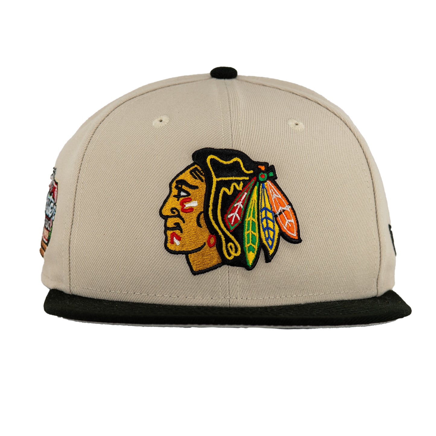 Chicago Blackhawks Stone/Black New Era 9FIFTY Winter Classic Snapback Hat