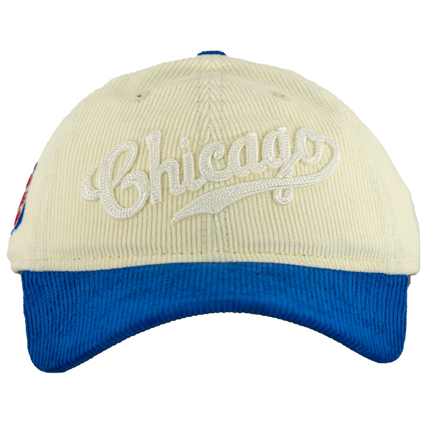 Chicago Cubs Corduroy Chrome/Royal Caitlin New Era 9TWENTY Adjustable Hat