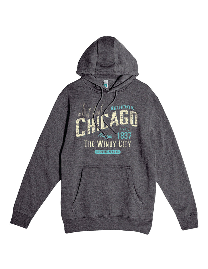 Chicago Charcoal Drifter Hoodie