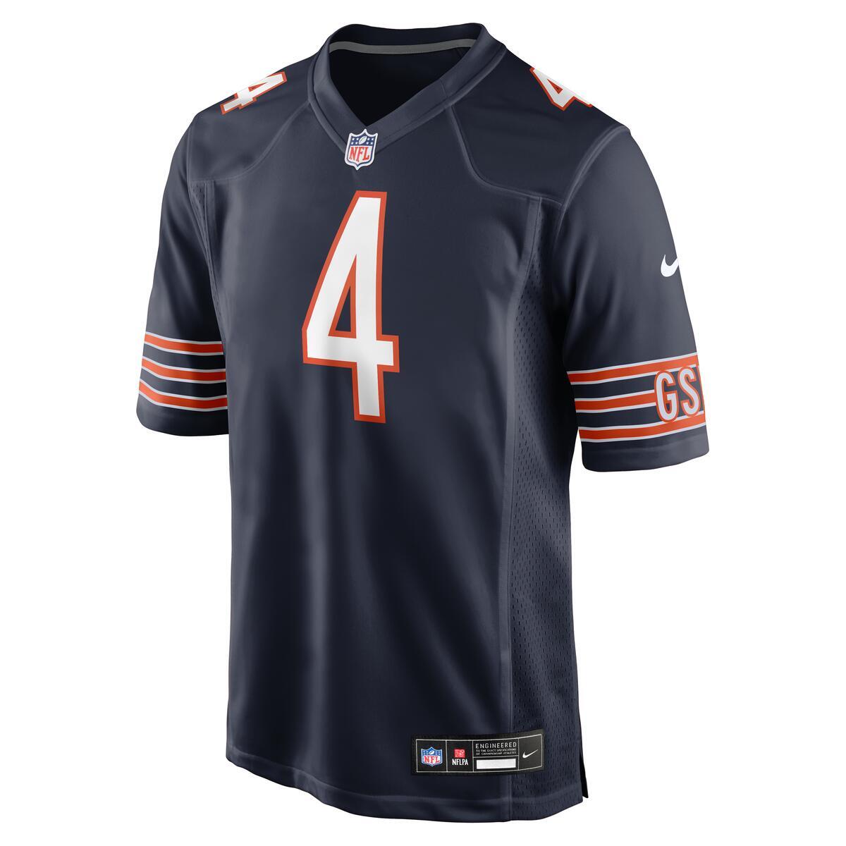 D'Andre Swift Chicago Bears Nike Navy Game Jersey
