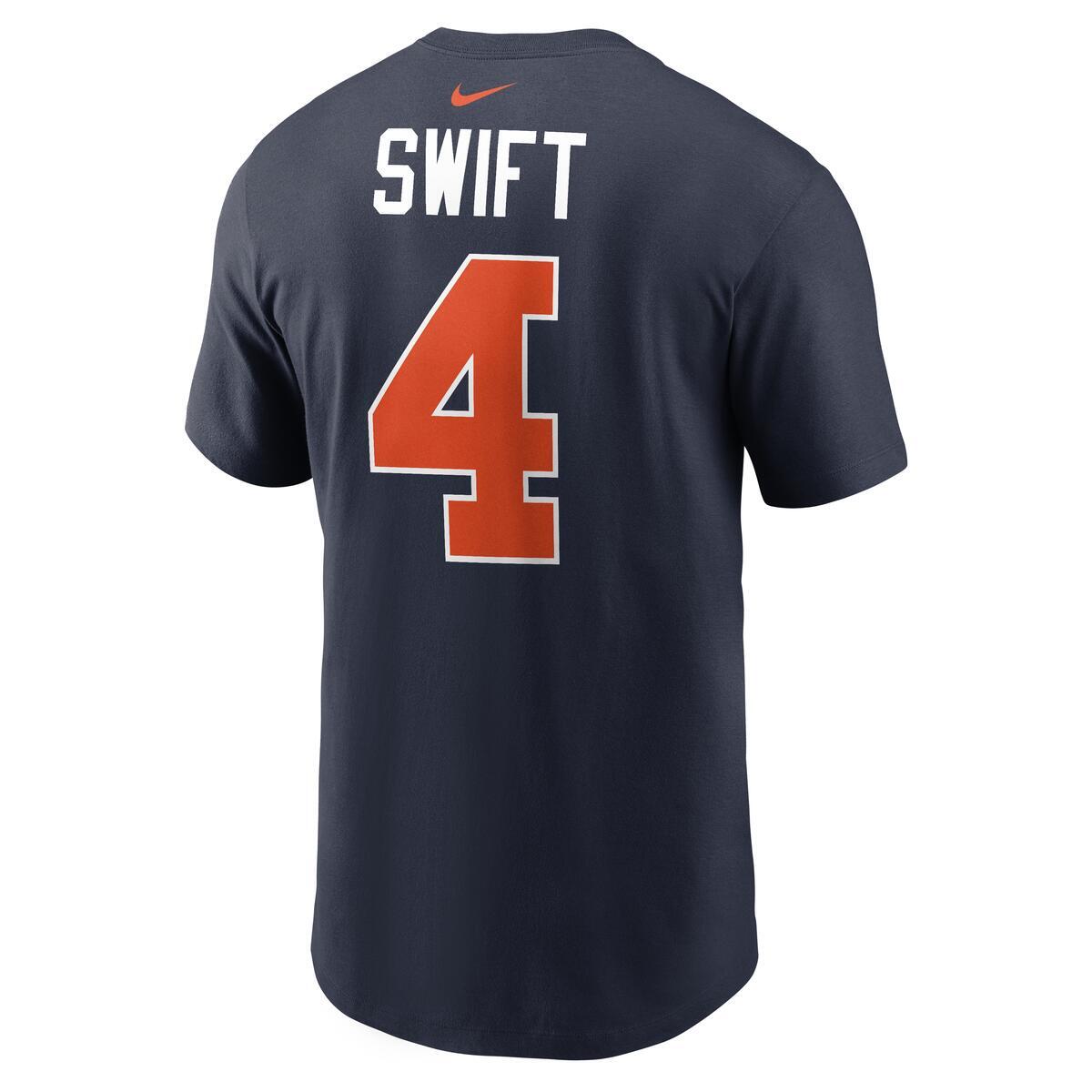 D'Andre Swift #4 Chicago Bears Nike Rivalry T-Shirt