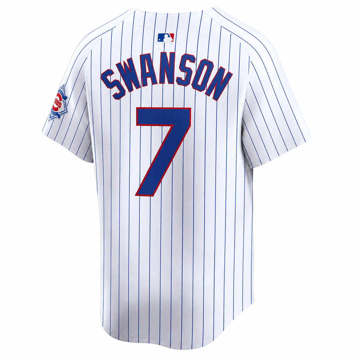 Dansby Swanson Chicago Cubs Nike Youth 150th Anniversary Homerun Pinstripe Jersey