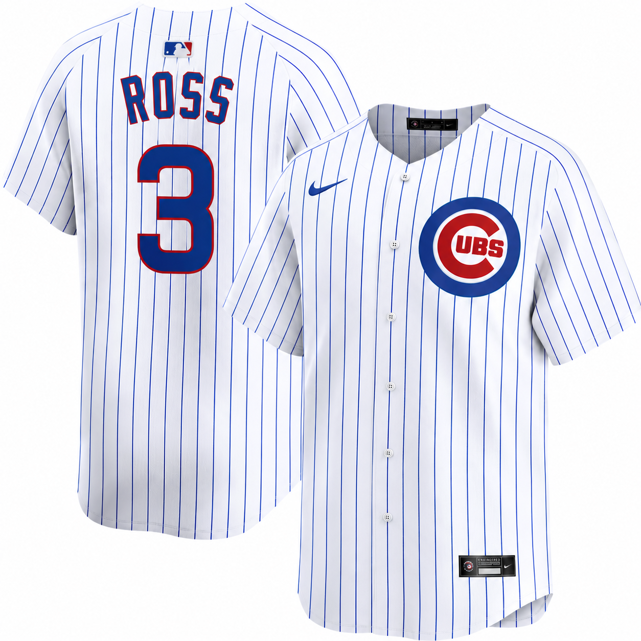 David Ross Chicago Cubs Nike Men's Replica Home Jersey