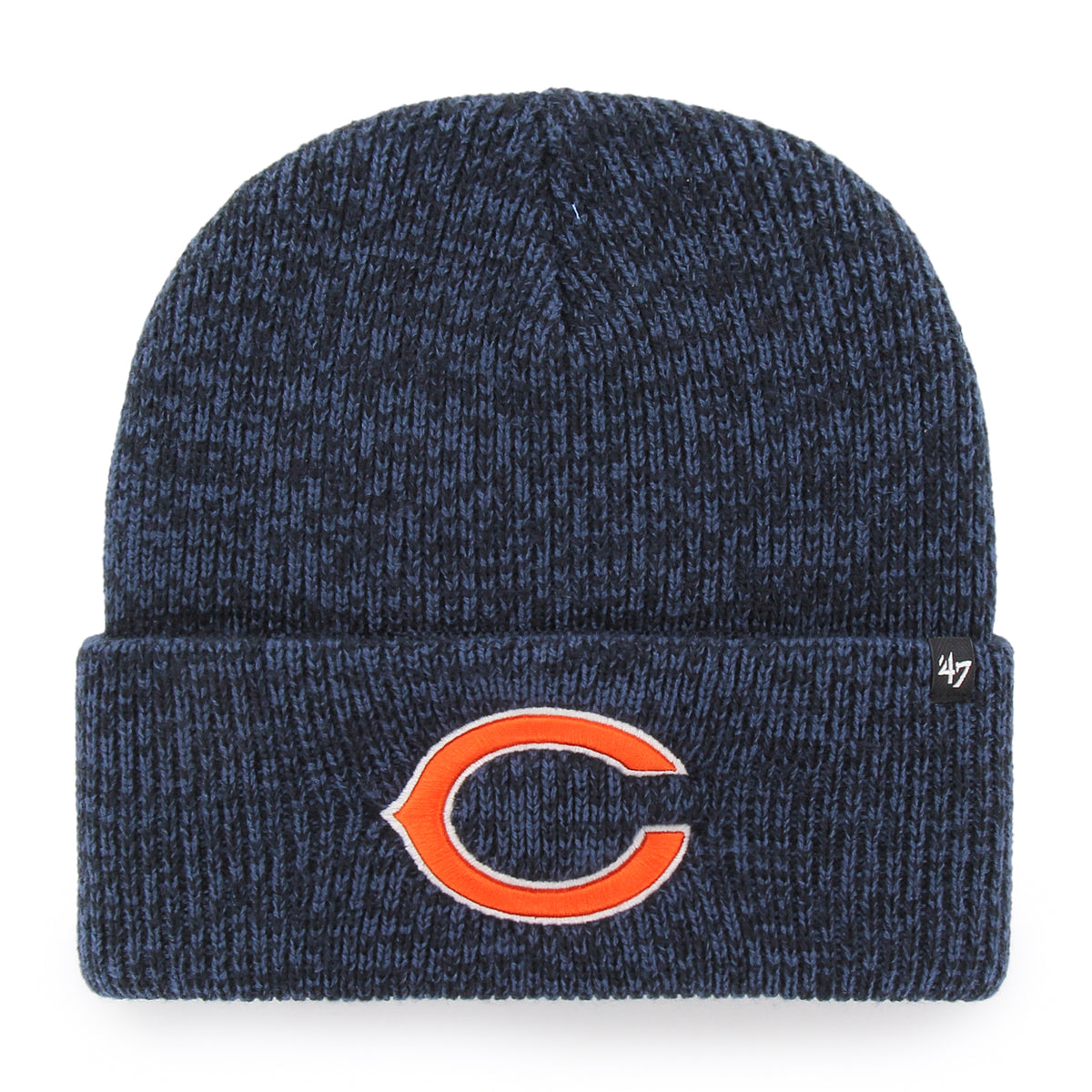 Chicago Bears '47 Navy Brain Freeze Cuffed Knit Hat