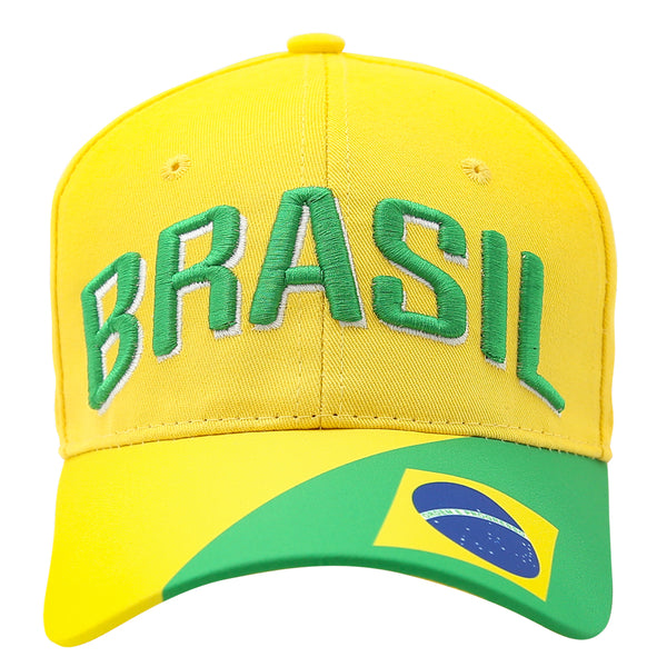 FIFA World Cup 2026 Yellow Brazil Soccer Cap – Clark Street Sports