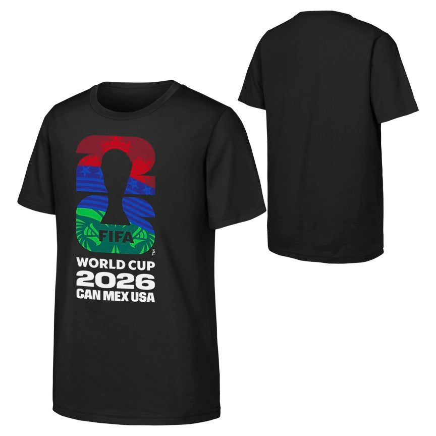 FIFA World Cup 2026 Youth Black T-Shirt