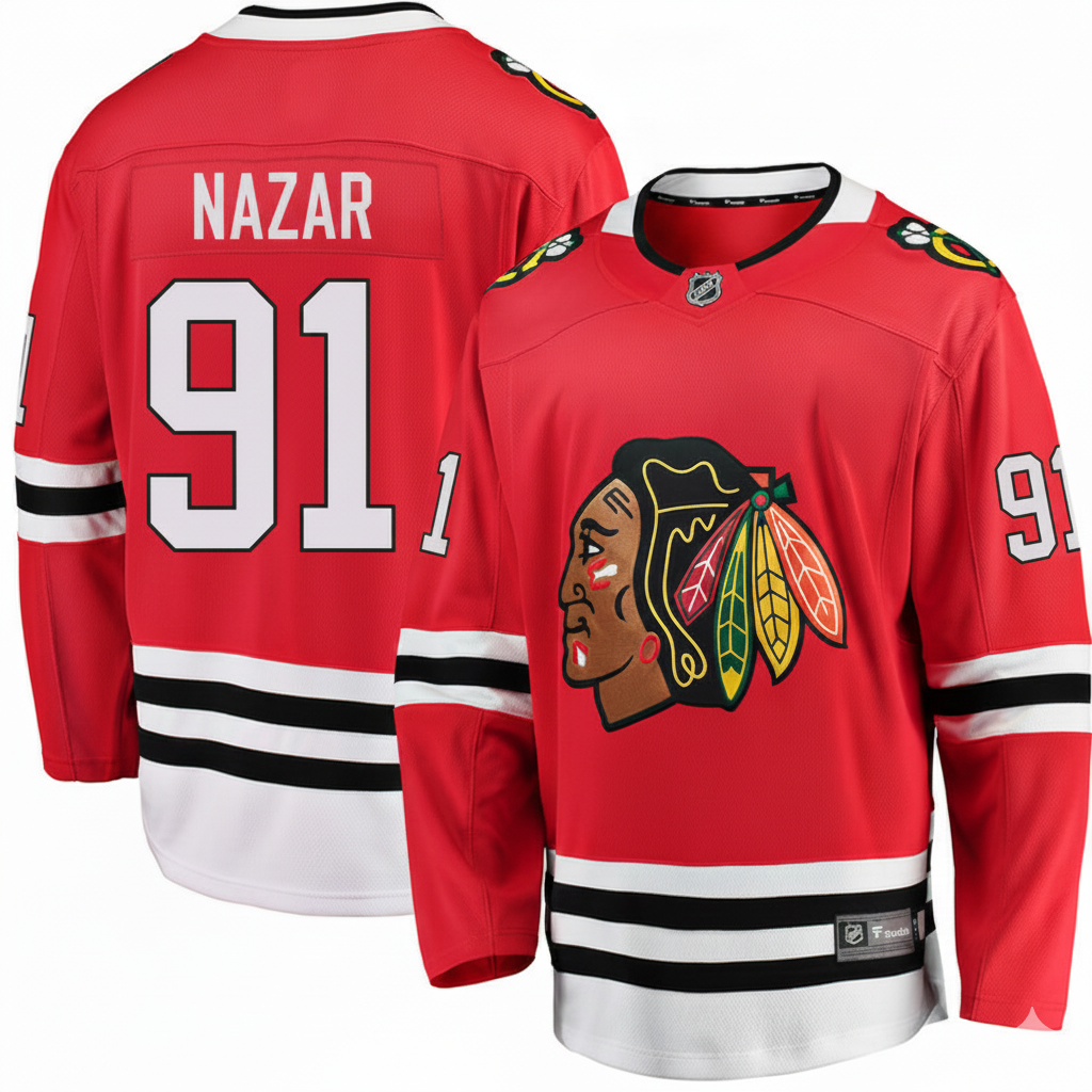 Frank Nazar Chicago Blackhawks Fanatics Red Breakaway Men's Jersey